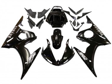 Carenados Moto Yamaha YZF 600 R6 2005 - Negro Brillante