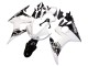 Carenados Moto Yamaha YZF 600 R6 2005 - Blanco Negro
