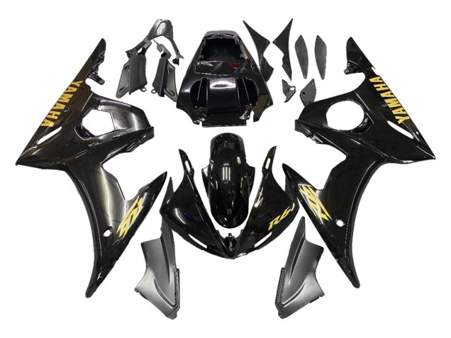 Carenados Moto Yamaha YZF 600 R6 2005 - Negro Oro