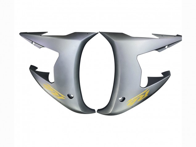 Carenados Moto Yamaha YZF 600 R6 2005 - Gris Negro Mate Oro