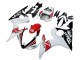 Carenados Moto Yamaha YZF 600 R6 2005 - Blanco Negro Rojo Motul