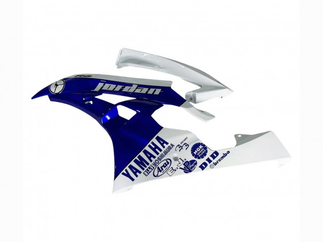 Carenados Moto Yamaha YZF 600 R6 2006-2007 - Blanco Azul Jordan