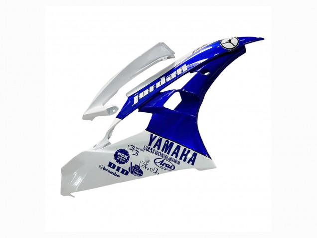 Carenados Moto Yamaha YZF 600 R6 2006-2007 - Blanco Azul Jordan