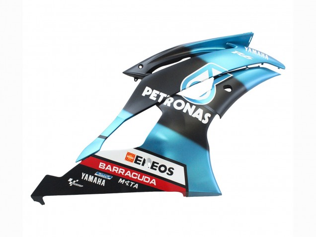 Carenados Moto Yamaha YZF 600 R6 2008-2016 - Azul Claro Negro Mate Petronas ENEOS