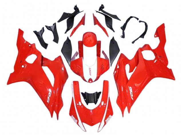 Carenados Moto Yamaha YZF 600 R6 2017-2025 - Rojo Blanco