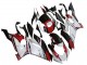 Carenados Moto Yamaha YZF 600 R6 2017-2023 - Blanco Rojo Negro Semakin Didepan