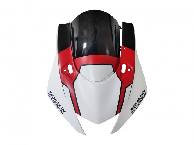 Carenados Moto Yamaha YZF 600 R6 2017-2023 - Blanco Rojo Negro Semakin Didepan