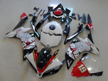 Carenados Moto Yamaha YZF R1 2007-2008 - Blanco Rojo Negro Amarillo Dark Dog