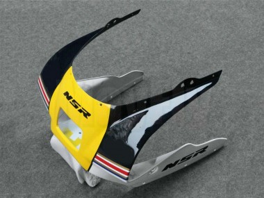 Carenados Moto Honda NSR250R 1988-1989 - Blanco Amarillo Oro Negro Brillante