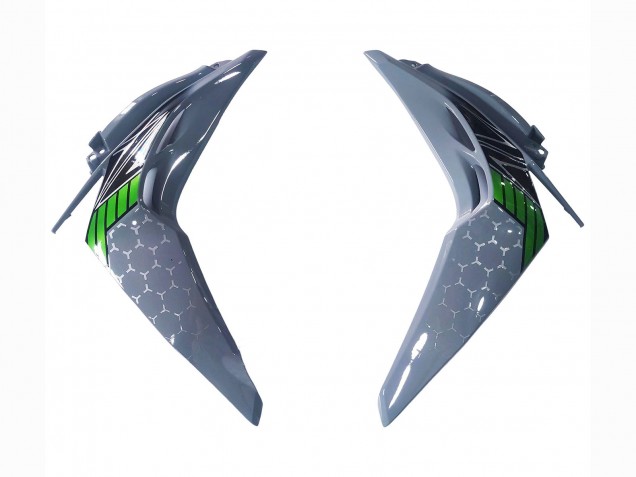 Carenados Moto Kawasaki Z1000 2014-2019 - Negro Verde Gris