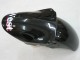 Carenados Moto Kawasaki ZX9R 2000-2001 - Negro Brillante Blanco West
