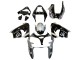 Carenados Moto Kawasaki ZX9R 2002-2003 - Plata Negro Brillante Monstruo Elf