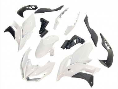 Carenados Moto Kawasaki Versys 650 2015-2021 - Blanco Negro Mate