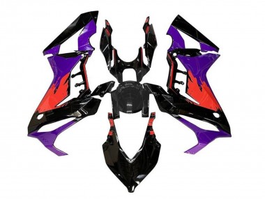 Carenados Moto Honda CBR650R 2019-2020 - Púrpura Rojo Negro Brillante