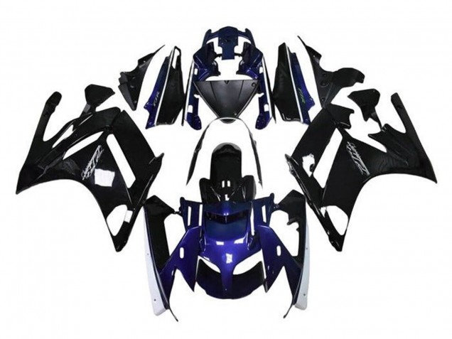 Carenados Moto Yamaha FJR1300 2001-2006 - Negro Brillante Azul