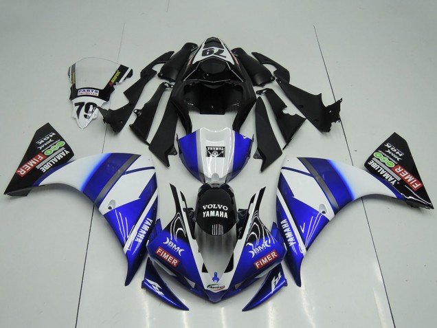 Carenados Moto Yamaha YZF R1 2009-2011 - Blanco Azul Negro Sterilgarda