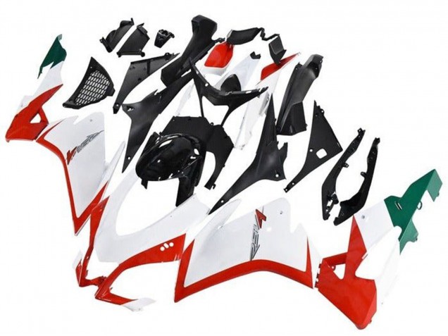 Carenados ABS Aprilia RSV4 1000 2009-2015 - Blanco Rojo Negro Verde