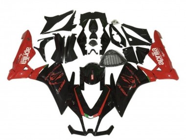 Carenado Moto Aprilia RSV4 1000 2009-2015 - Negro Rojo