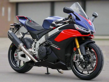 Carenados Moto Aprilia RSV4 1100 2021-2024 - Azul Mate Rojo Brillante Negro