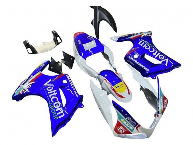 Carenados Moto Suzuki SV650 2003-2013 - Blanco Azul Voltcom