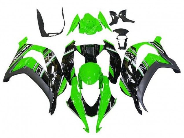 Carenados Moto Kawasaki ZX10R 2016-2020 - Verde Negro Gris