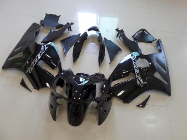 Carenados Moto Kawasaki ZX12R 2002-2006 - Negro Brillante Negro Mate