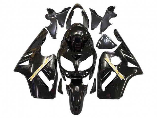 Carenado Moto Kawasaki ZX12R 2002-2006 - Negro Brillante Oro