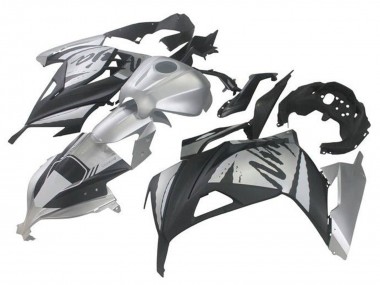 Carenados Moto Kawasaki EX300 2013-2017 - Plata Negro
