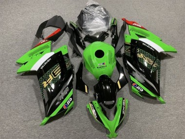 Carenados Moto Kawasaki EX300 2013-2017 - Verde Blanco Negro Rojo Elf