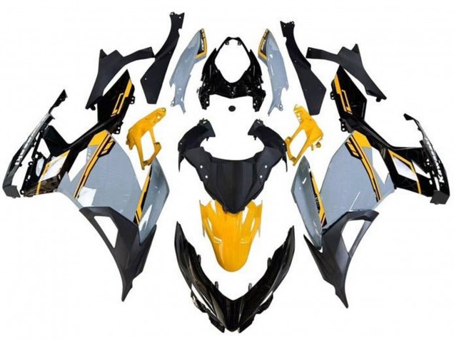 Carenados Moto Kawasaki Ninja 400 2018-2024 - Nardo Gris Naranja Negro