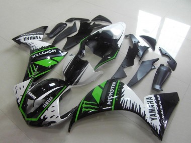 Carenados Moto Yamaha YZF R1 2012-2014 - Blanco Negro Verde Monstruo