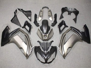 Carenados Moto Kawasaki Ninja 650 EX650 2012-2016 - Plata Negro Mate
