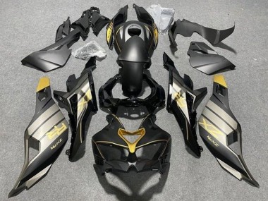 Carenados Moto Kawasaki ZX25R ZX-25R 2019-2025 - Negro Mate Gris Oro Negro Brillante