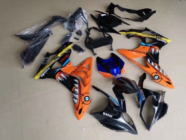 Carenados Moto BMW S1000RR 2009-2014 - Amarillo Azul Naranja Negro Tiburón