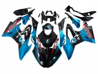 Carenados Moto BMW S1000RR 2017-2018 - Azul Rojo Negro Mate Petronas