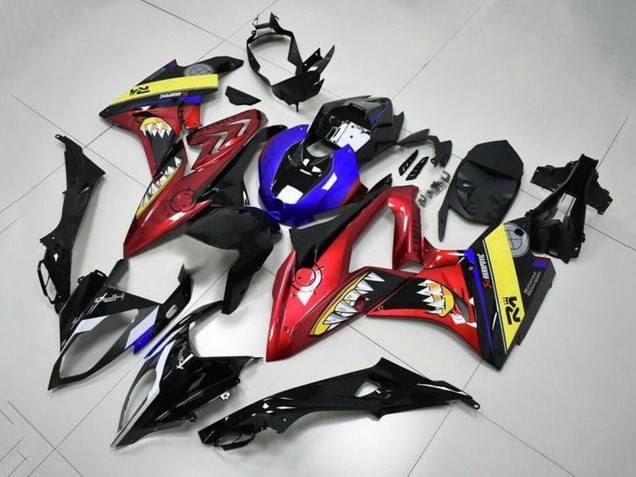 Carenados Moto BMW S1000RR 2017-2018 - Amarillo Azul Rojo Negro Tiburón