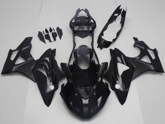 Carenados Moto BMW S1000RR 2017-2018 - Negro Brillante Negro Mate