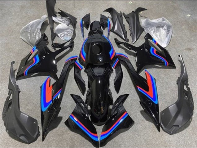 Carenados Moto BMW S1000RR 2019-2022 - Negro Doble Azul Rojo
