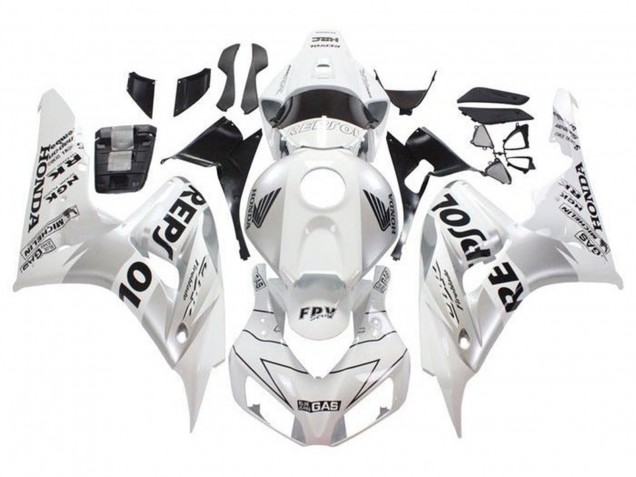 Carenados Moto Honda CBR1000RR 2006-2007 - Blanco Plata Negro Repsol
