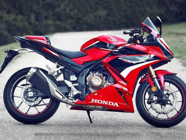 Carenados Moto Honda CBR500R 2019-2021 - Rojo Blanco Negro Brillante OEM Estilo