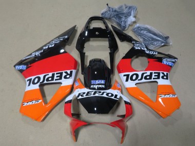 Carenado Moto Honda CBR900RR 954 2002-2003 - Naranja Blanco Rojo Negro Brillante Repsol