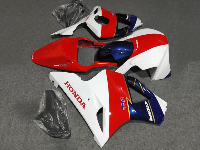 Carenados Moto Honda CBR900RR 954 2002-2003 - Blanco Rojo Azul Carrera
