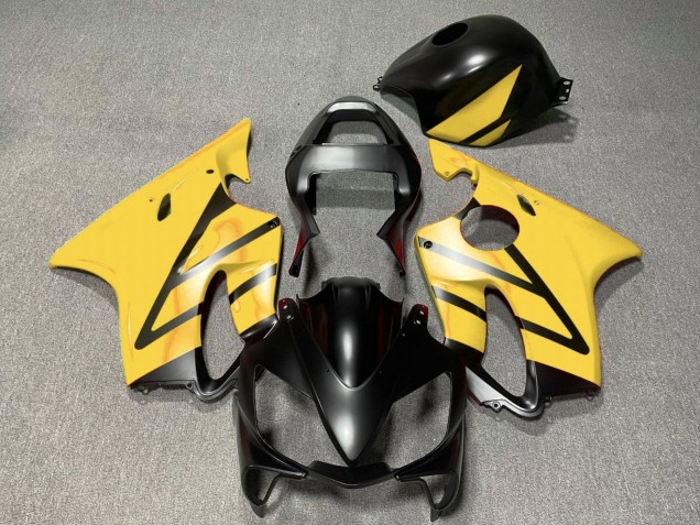 Carenados Moto Honda CBR600 F4i 2001-2003 - Amarillo Negro Mate