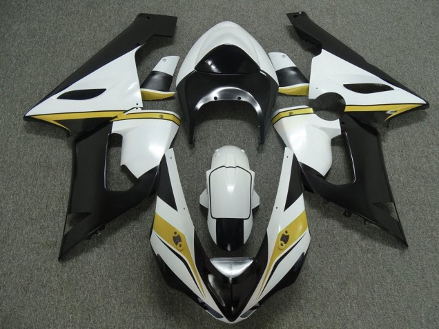 Carenados Moto Kawasaki ZX6R 2005-2006 - Blanco Negro Amarillo