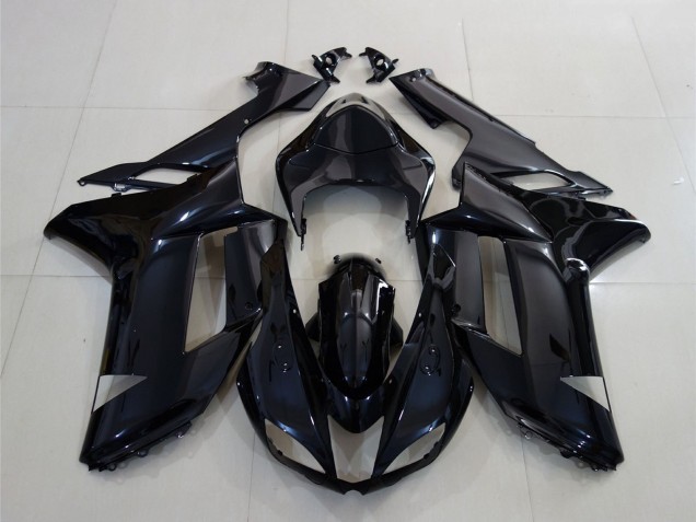 Carenado Moto Kawasaki ZX6R 2007-2008 - Negro Brillante