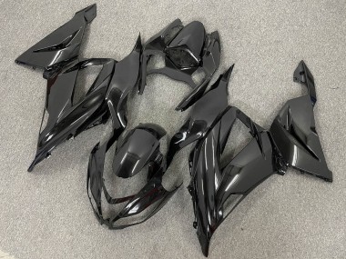 Carenado Moto Kawasaki ZX6R 2013-2018 - Negro Brillante Negro Mate