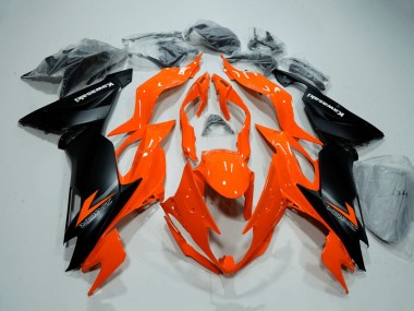 Carenados Moto Kawasaki ZX6R 2019-2022 - Naranja Negro Mate