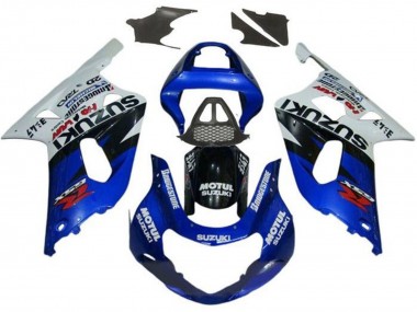 Carenados Moto Suzuki GSXR1000 2000-2002 - Blanco Rojo Azul Negro Rojo