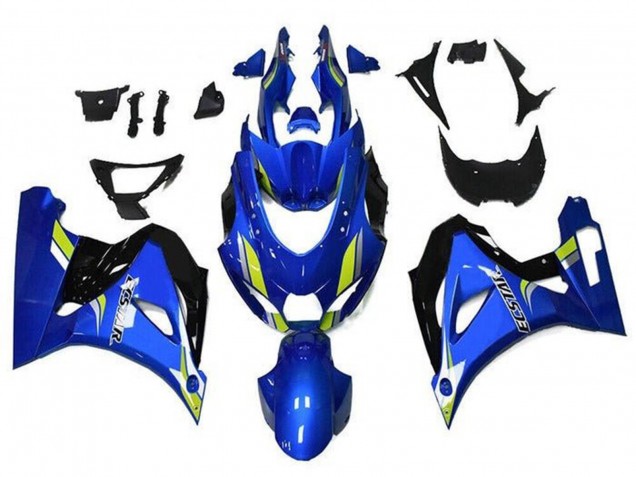 Carenados Moto Suzuki GSXR1000 2017-2025 - Azul Verde Negro Ecstar