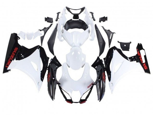Carenados Moto Suzuki GSXR1000 2017-2025 - Blanco Negro Rojo
